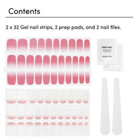Dashing Diva Gel Strips d'Ongles Mini Skirt et Smitten at Sundown