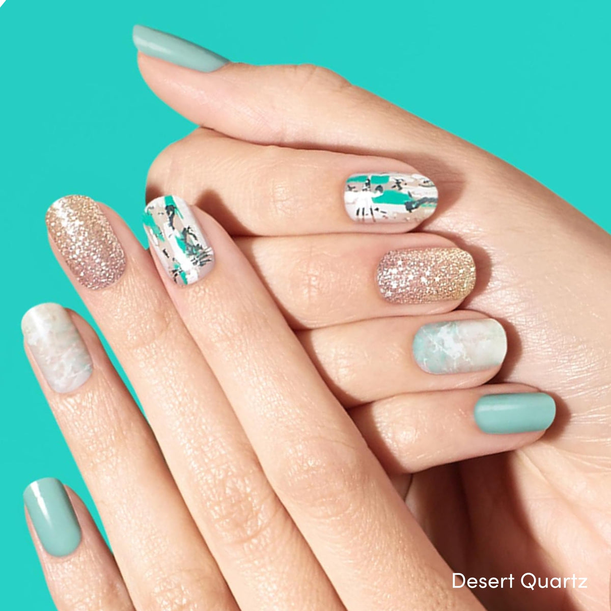 Dashing Diva Gloss Nail Strips application process with prep pad and file
