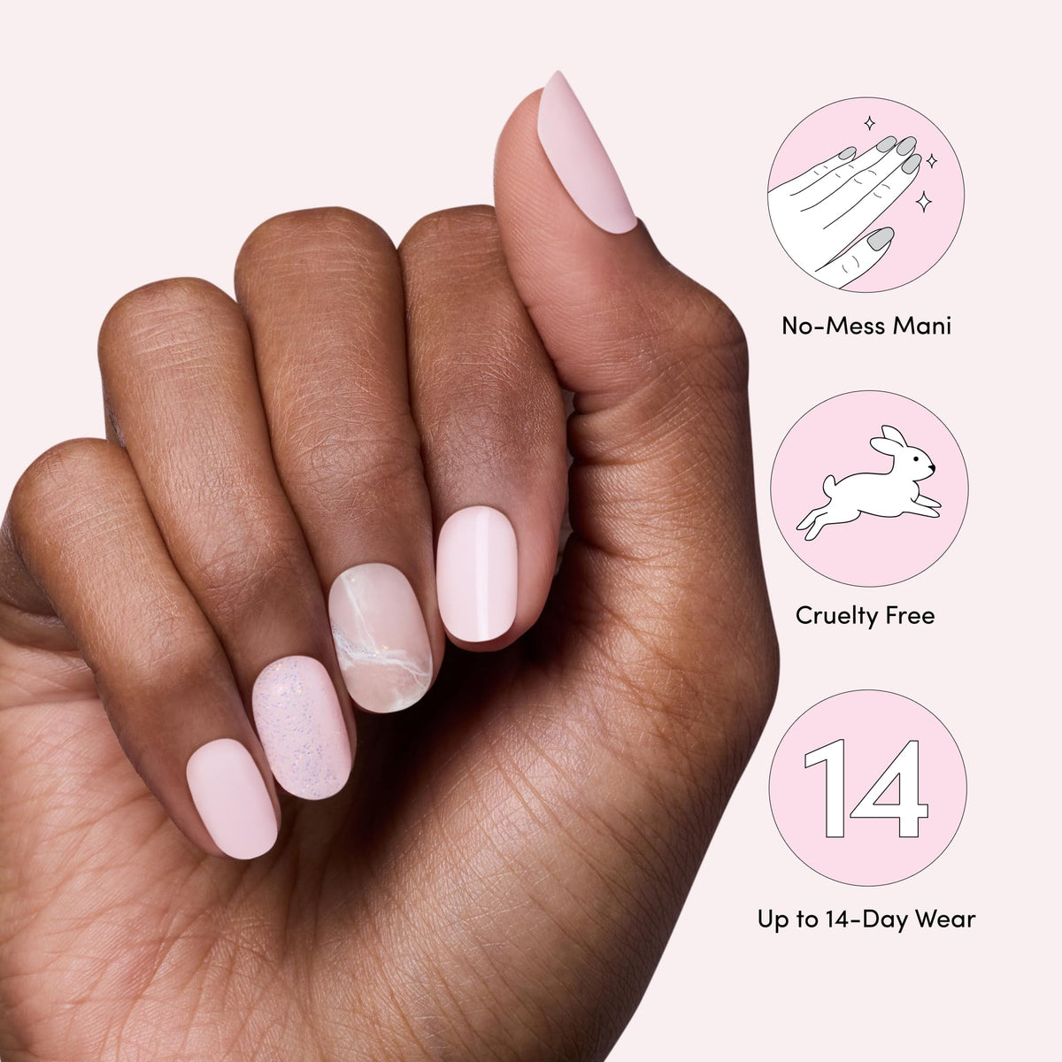 Dashing Diva Gloss Nail Strips - finition brillante sur les ongles