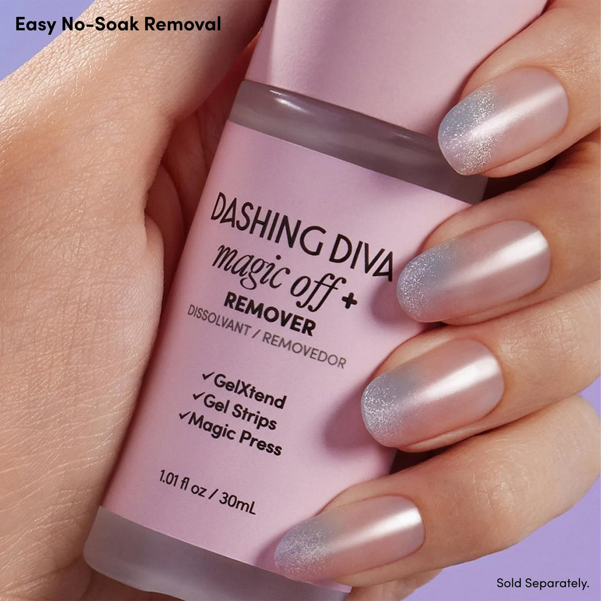Dashing Diva Gloss Nail Strips finition brillante sur ongles