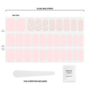 Dashing Diva Gloss Nail Strips - lime à ongles et pad préparatoire inclus