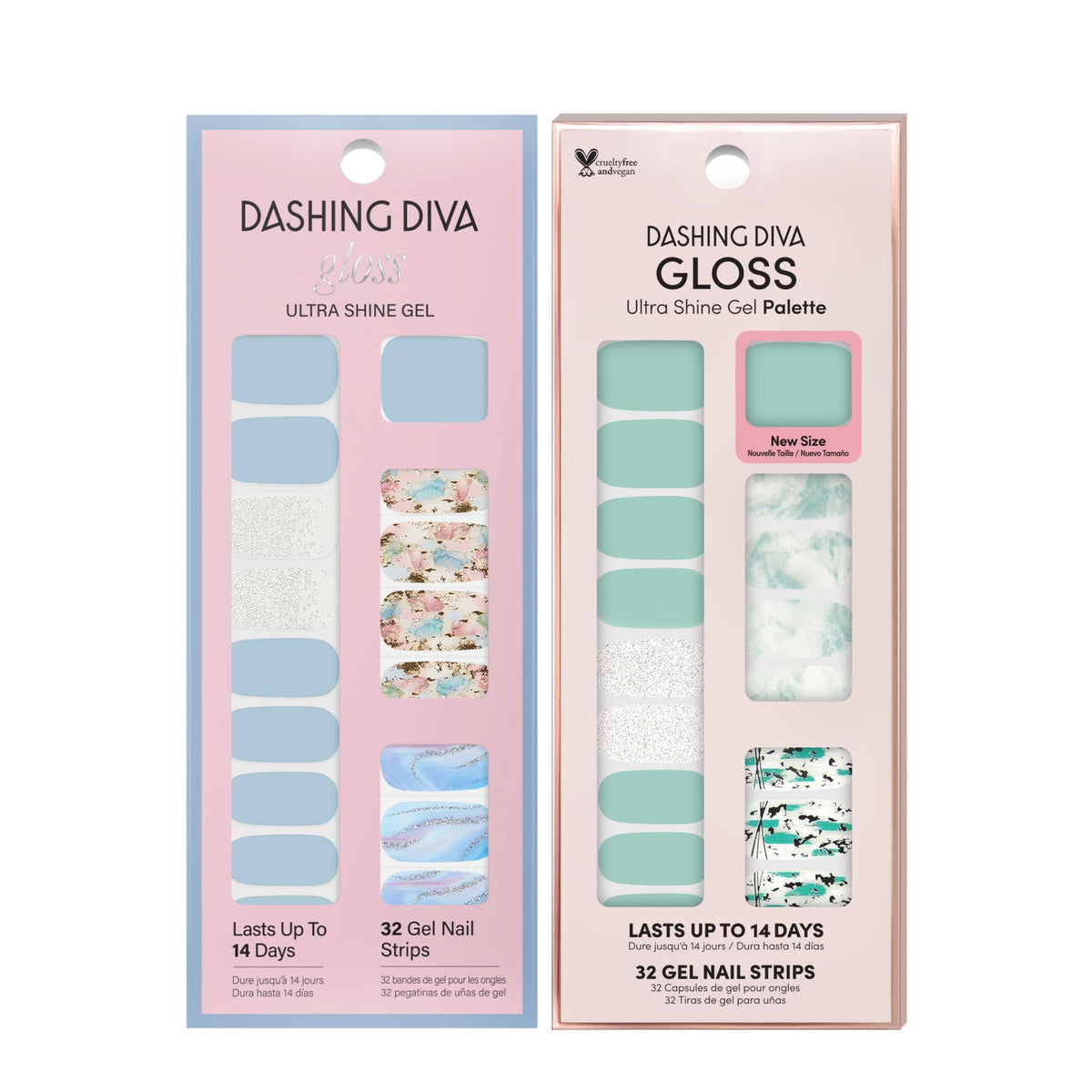 Dashing Diva Gloss Nail Strips with all included accessories