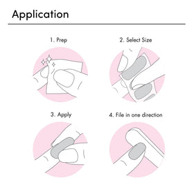 Dashing Diva Nail Strips application demonstration