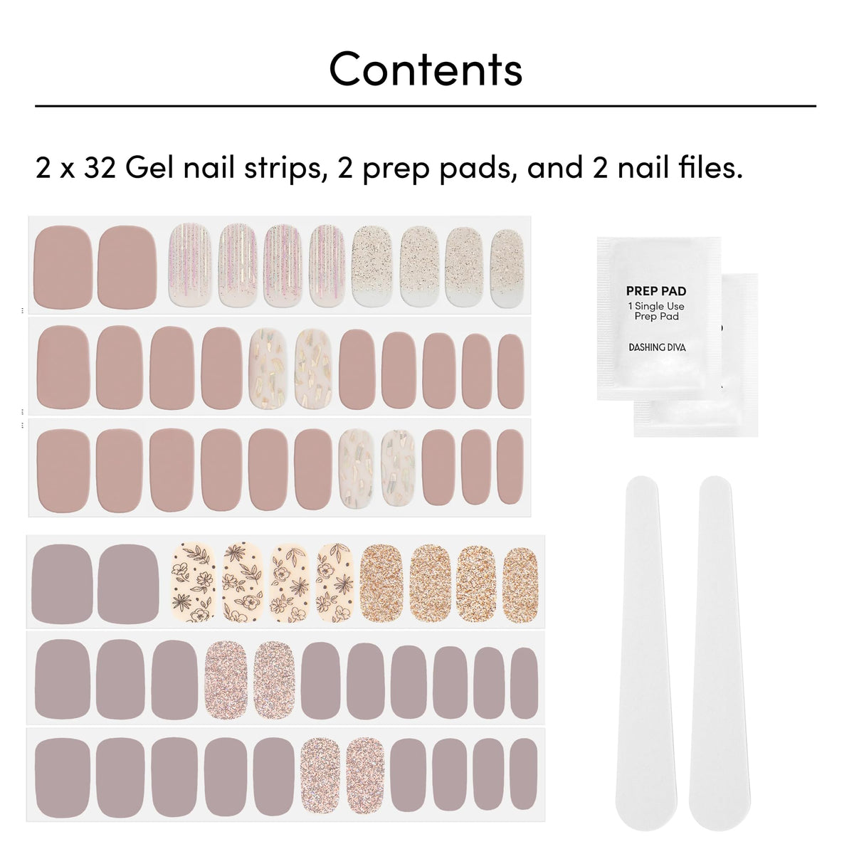 Dashing Diva Nail Strips application sur ongles propres