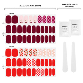 Dashing Diva Nail Strips glossy finish close-up