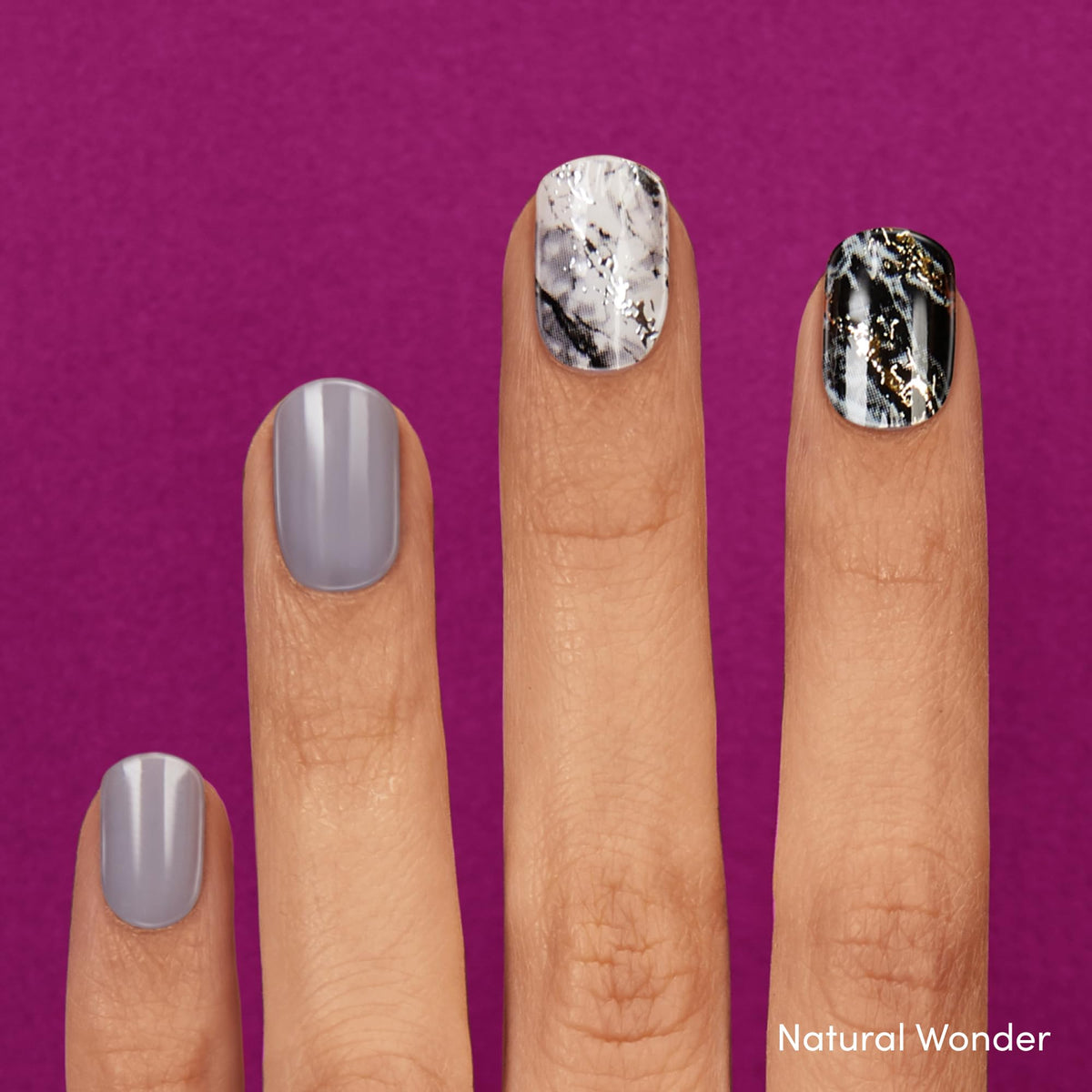Dashing Diva Natural Wonder nail strip close-up