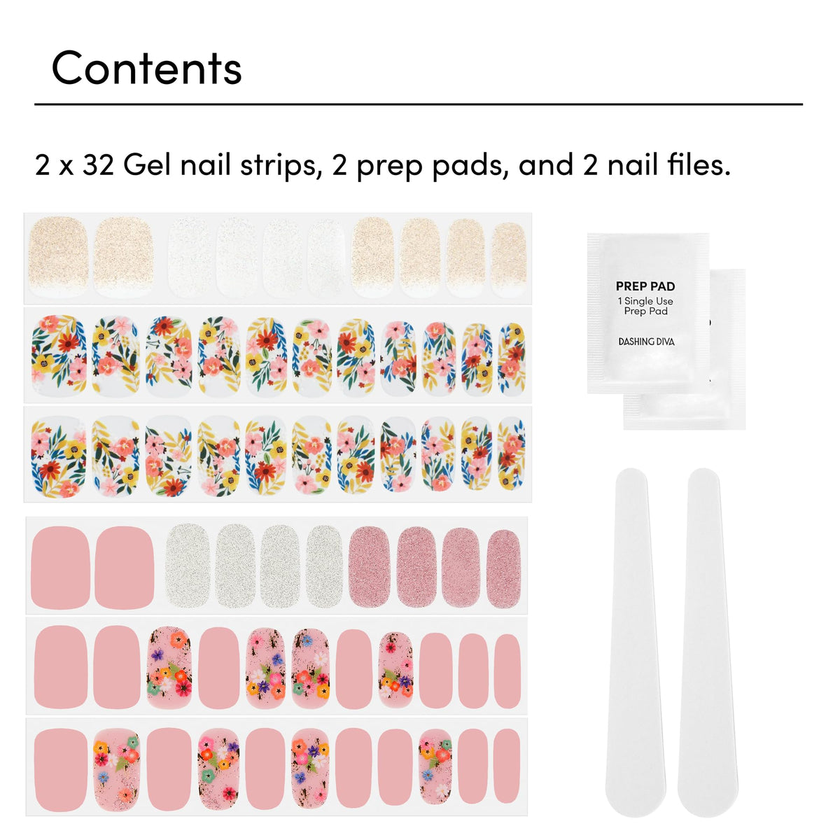 Dashing Diva Strips à Ongles application sur ongles propres