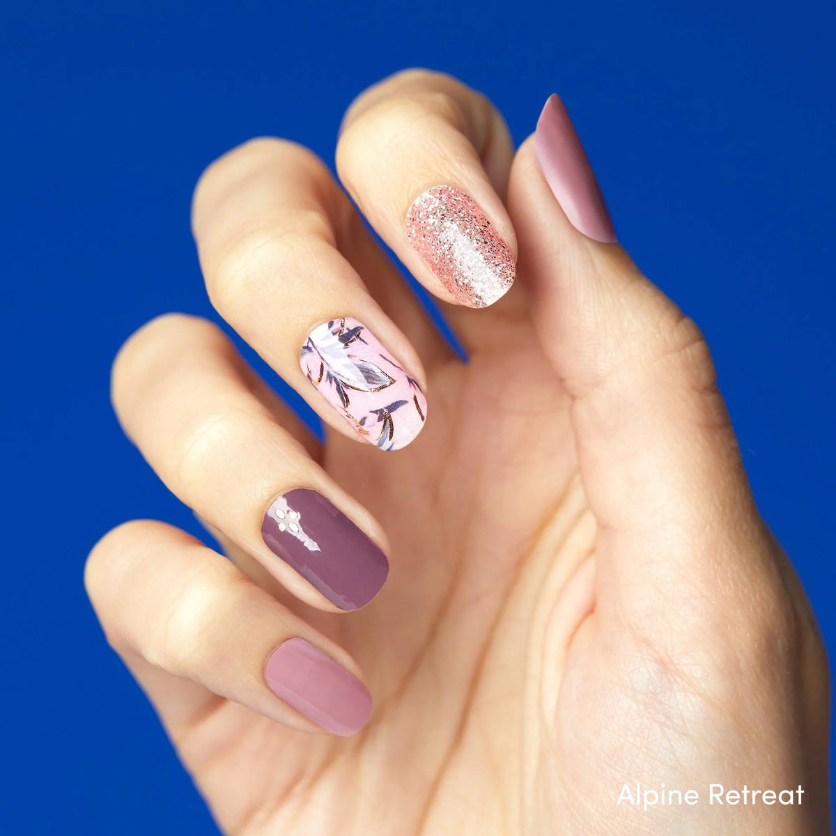 Dashing Diva Strips d'Ongles Collection Automne Florale Wildflower