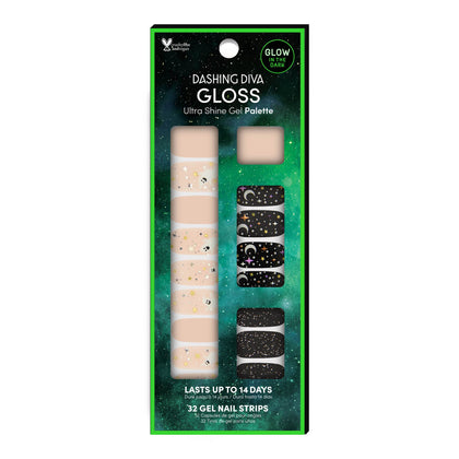 Dashing Diva Strips d'ongles Halloween Glow dans le noir - vue avant