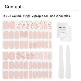 Dashing Diva two sets of gel nail strips displayed together
