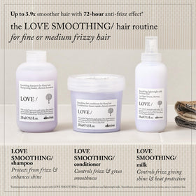 Davines LOVE SMOOTHING après-shampoing en texture crème