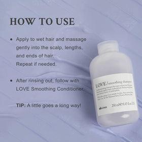 Davines LOVE SMOOTHING Shampoo 91g vue arrière