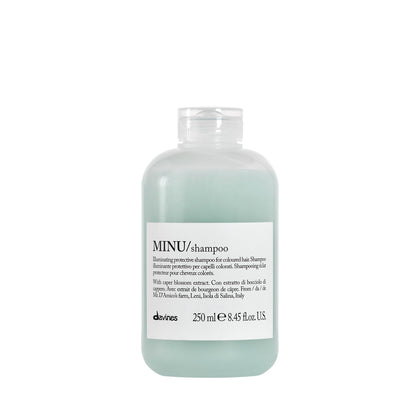 Davines MINU Shampoo 290g vue de face avec étiquette