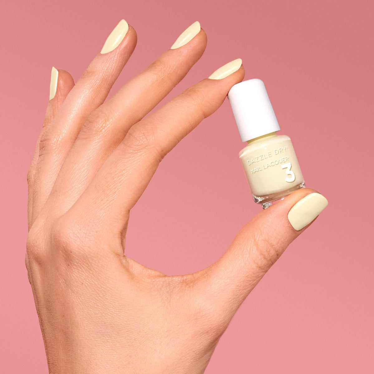 Dazzle Dry Mini Flight bouteille de vernis rose blush