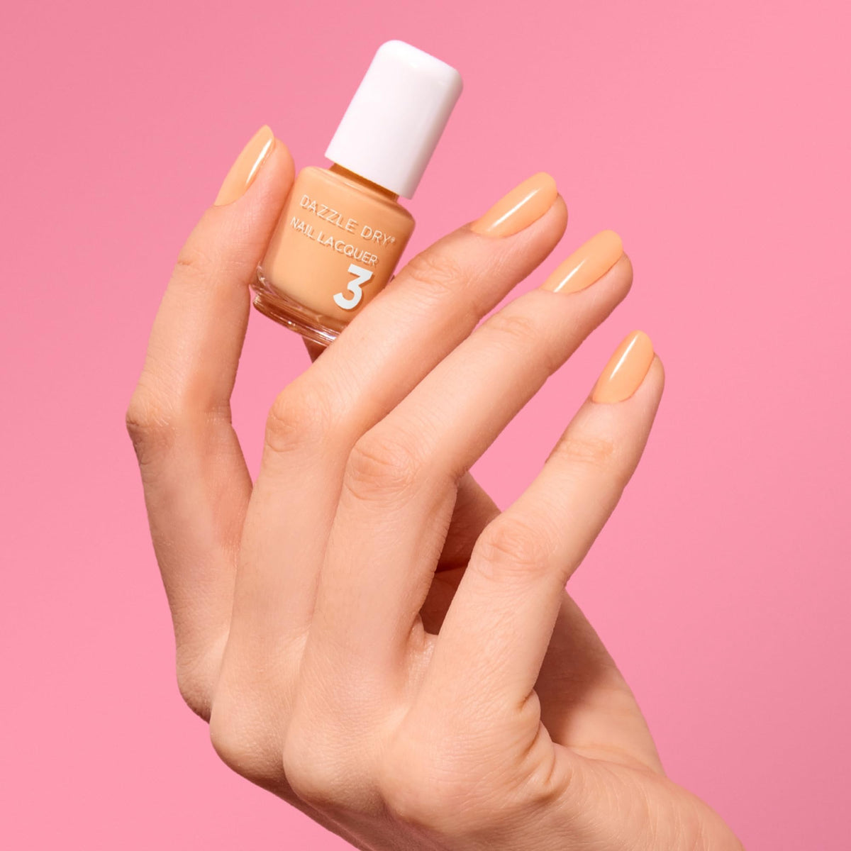 Dazzle Dry Mini Flight bouteille de vernis rose corail