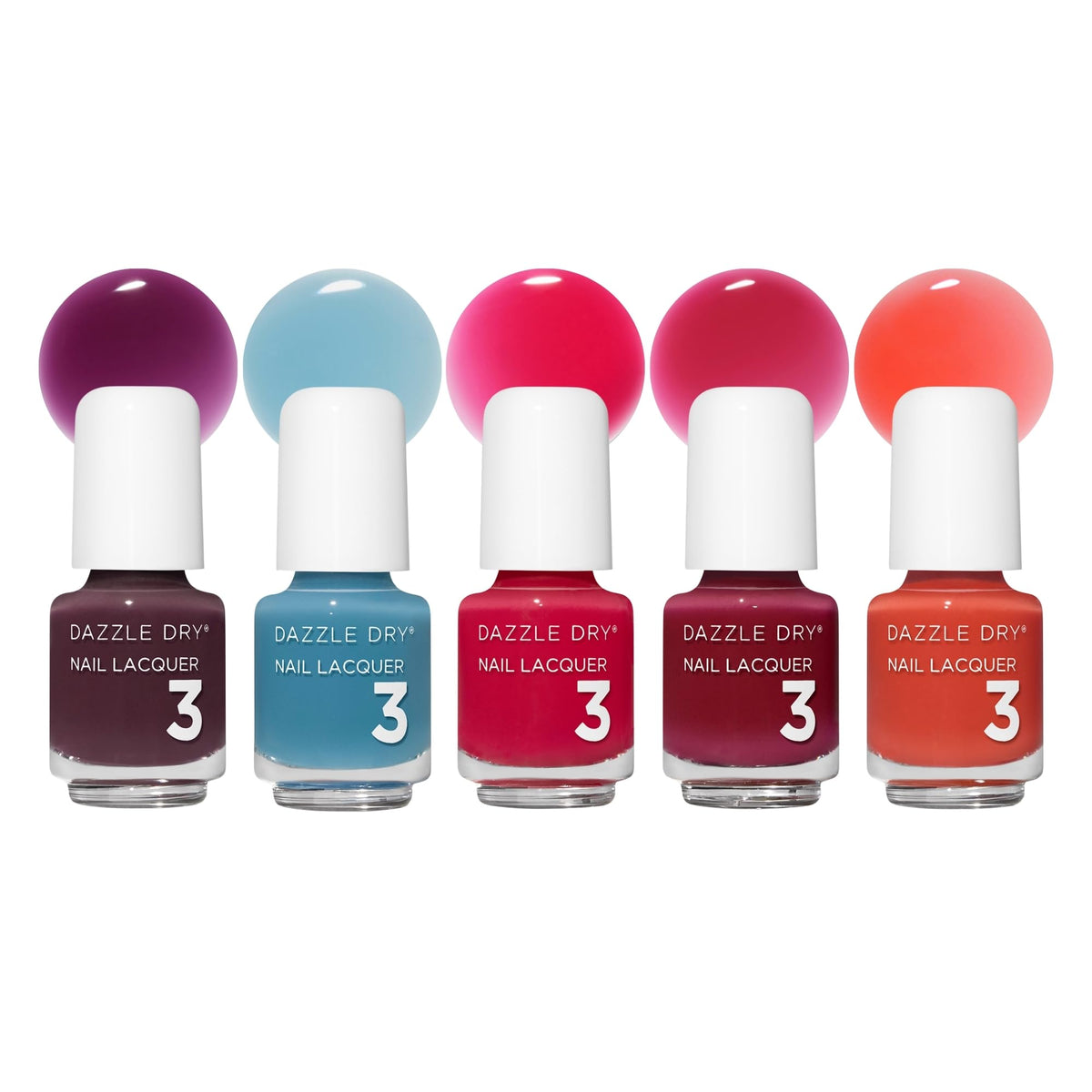 Dazzle Dry Mini Flight Carnival 5 Mini Vernis à Ongles vue de face
