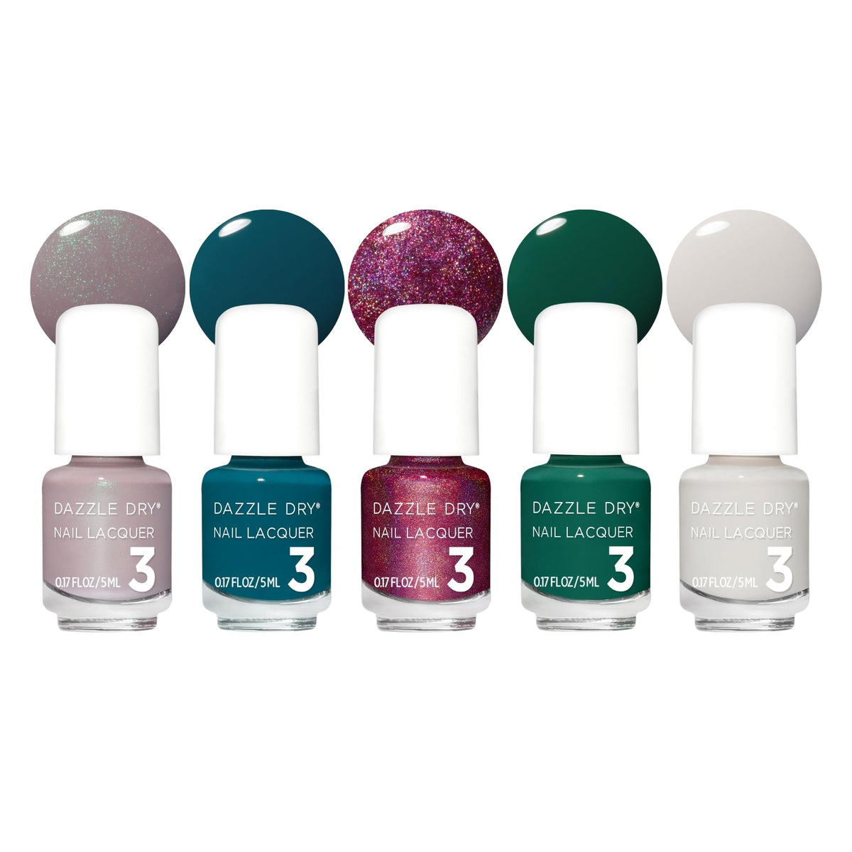 Dazzle Dry Mini Flight Romanticize avec 5 mini vernis à ongles
