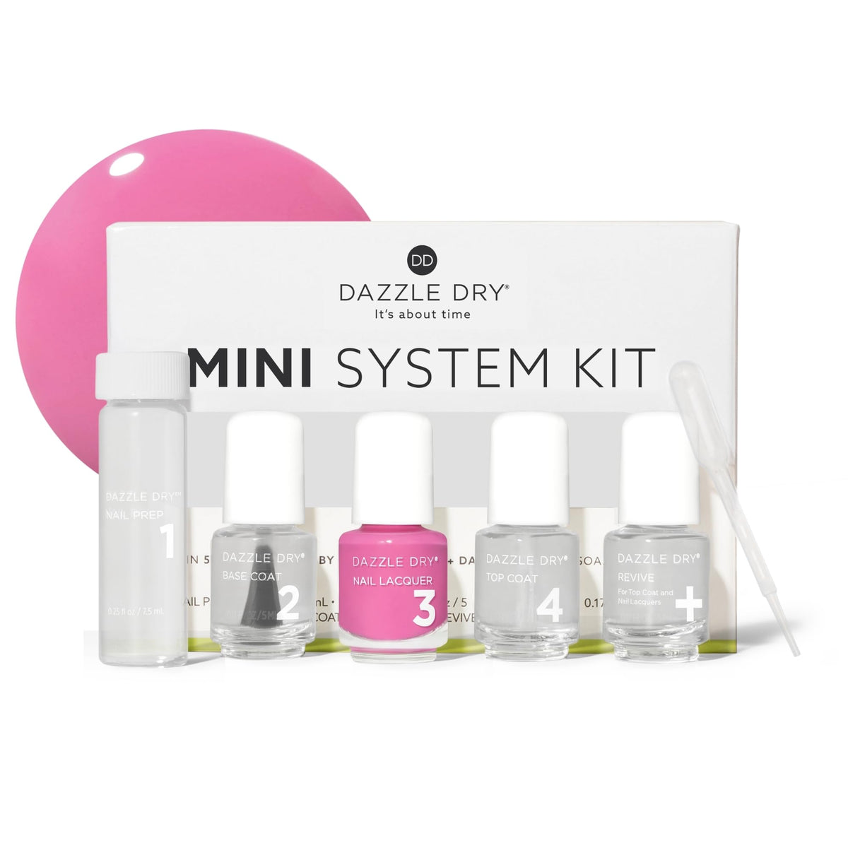 Dazzle Dry Mini Kit Cherry Parfait avec produits de soin des ongles
