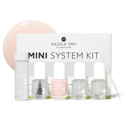 Dazzle Dry Mini Kit Livin' La Vida Yoga 5 pièces vue de face