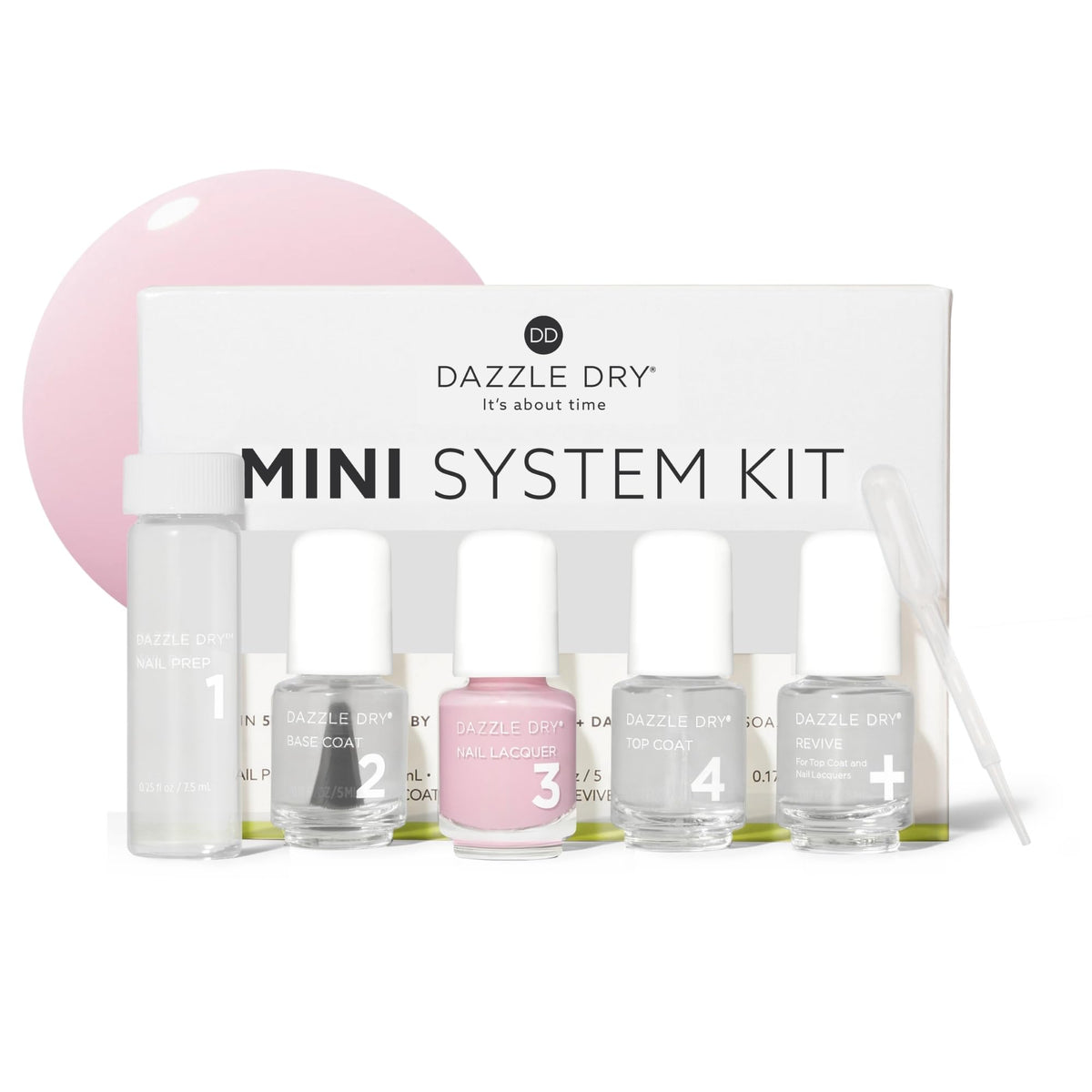 Dazzle Dry Mini Kit Yoga Mama ensemble complet avec vernis et accessoires