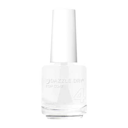 Dazzle Dry Top Coat 15 ml vue avant avec capuchon transparent