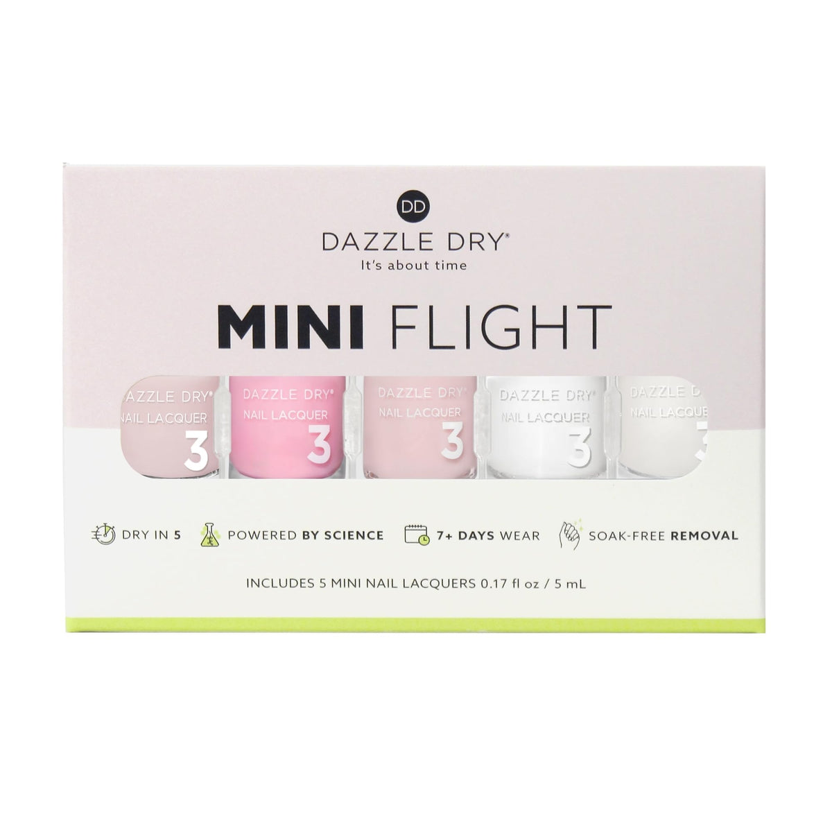 Dazzle Dry vernis à ongles Peacefully Me rose pâle