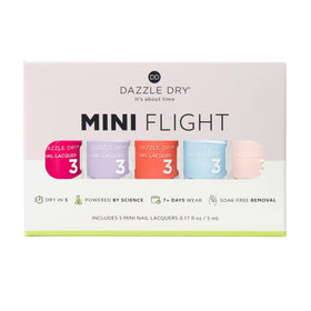 Dazzle Dry vernis à ongles rose vif Heart of Fire en flacon