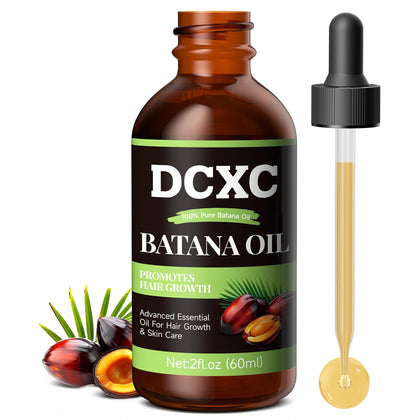 DCXC Huile de Batana 100% Pure 60ml vue avant avec étiquette