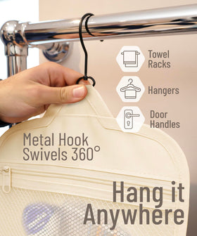 DD D&D Wanderlust trousse de toilette suspendue en nylon résistant à l'eau