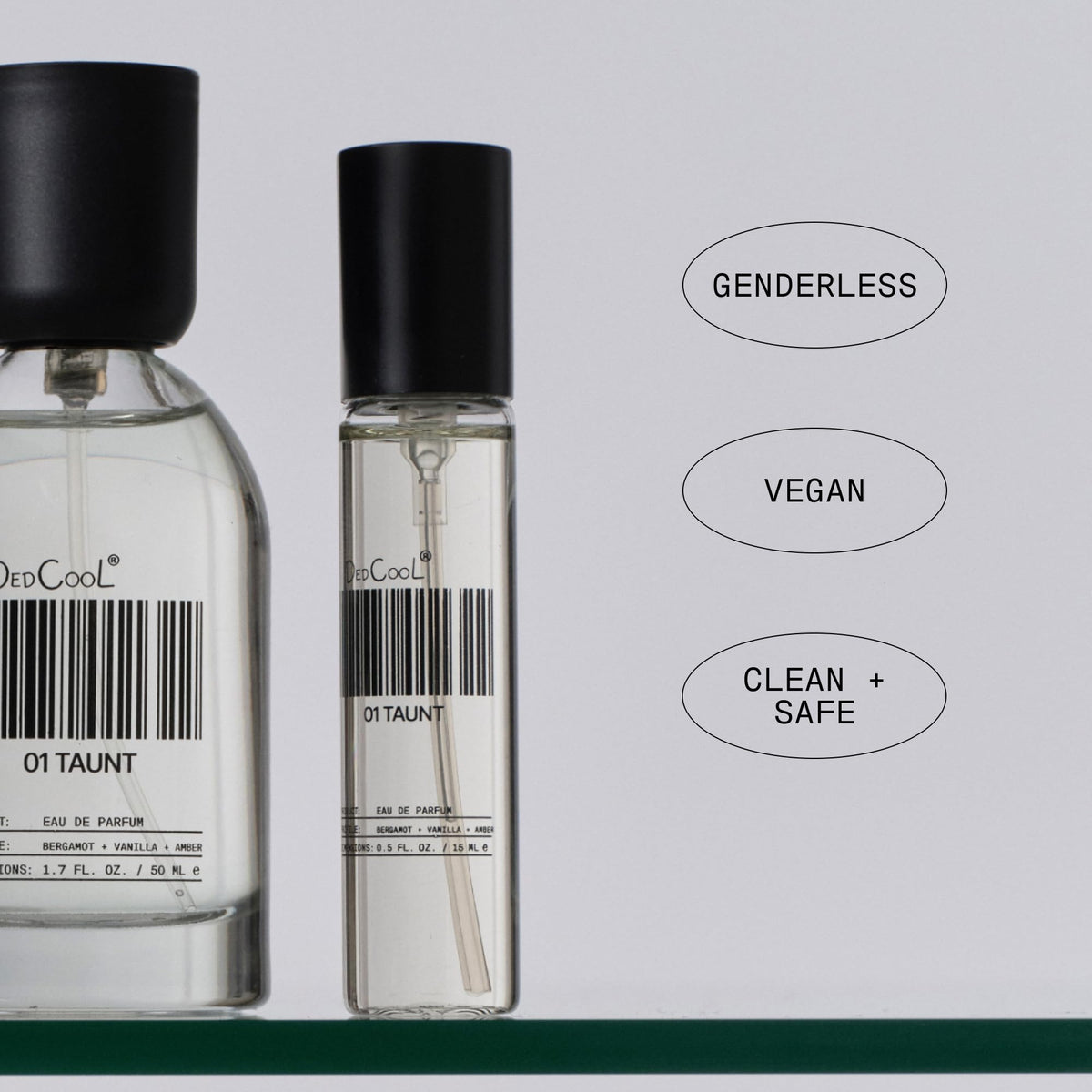 DedCool Eau de Parfum Aura 15 mL avec accessoires de mode