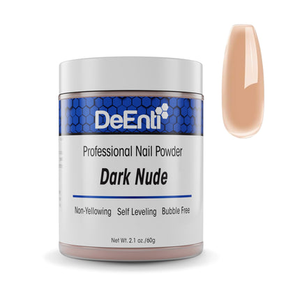 DeEnti Poudre Acrylique Nude 2oz vue avant avec étiquette