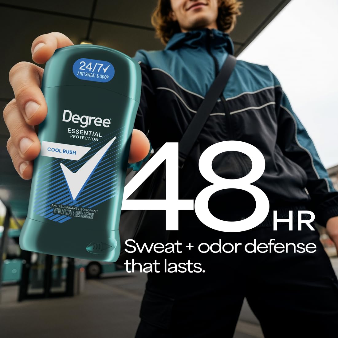 Degree Antiperspirant Cool Rush stick avec son parfum arctique