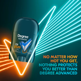 Degree Antiperspirant Déodorant Cool Rush échantillon de texture