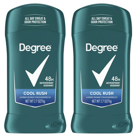 Degree Antiperspirant Déodorant Cool Rush Pack de 2 face avant