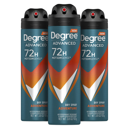 Degree Déodorant Antiperspirant Spray Sec Homme 72H vue de face
