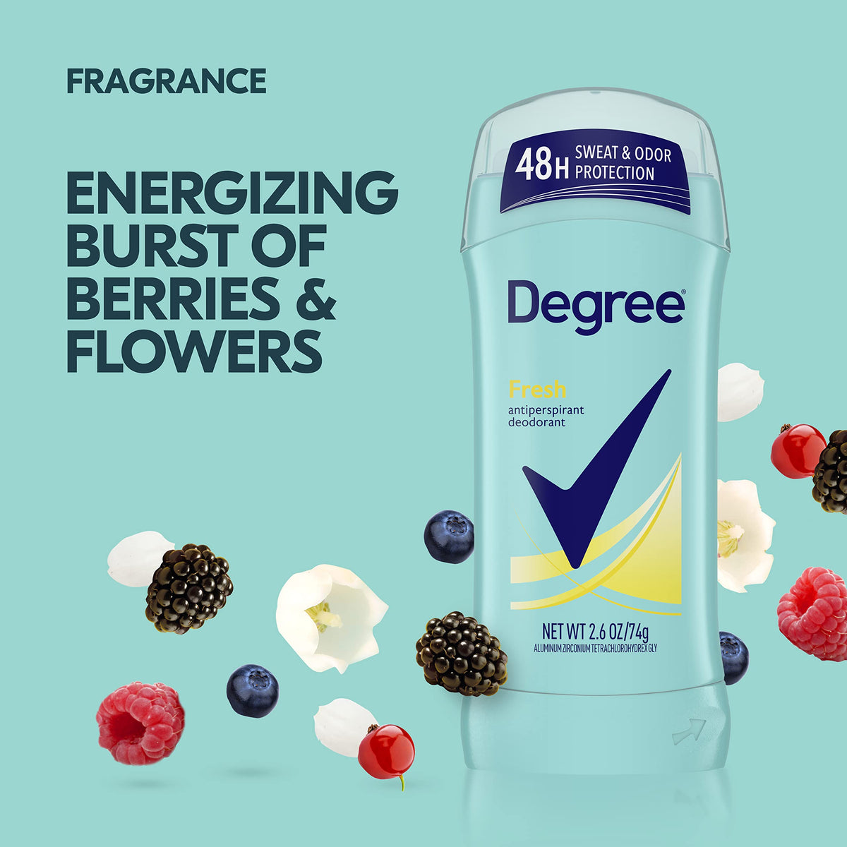 Degree Déodorant Antitranspirant Femmes 48h description de produit