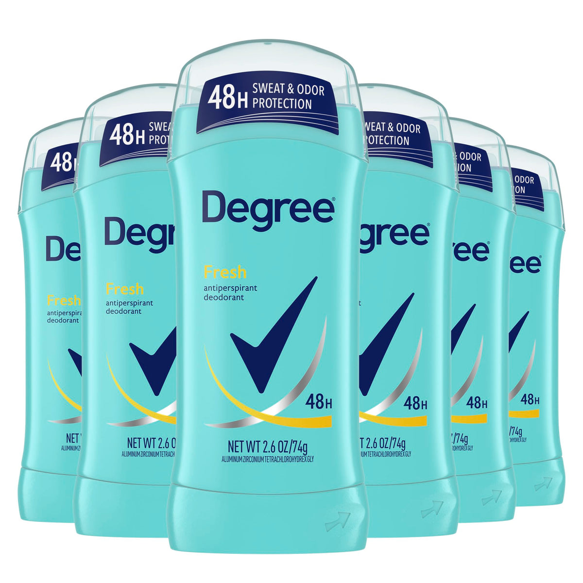Degree Déodorant Antitranspirant Femmes 48h Pack de 6