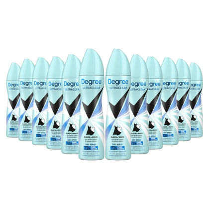 Degree Déodorant Antitranspirant UltraClear Black+White 3,8 oz vue avant