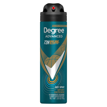 Degree Men Déodorant Antitranspirant Spray Sec Sport vue avant