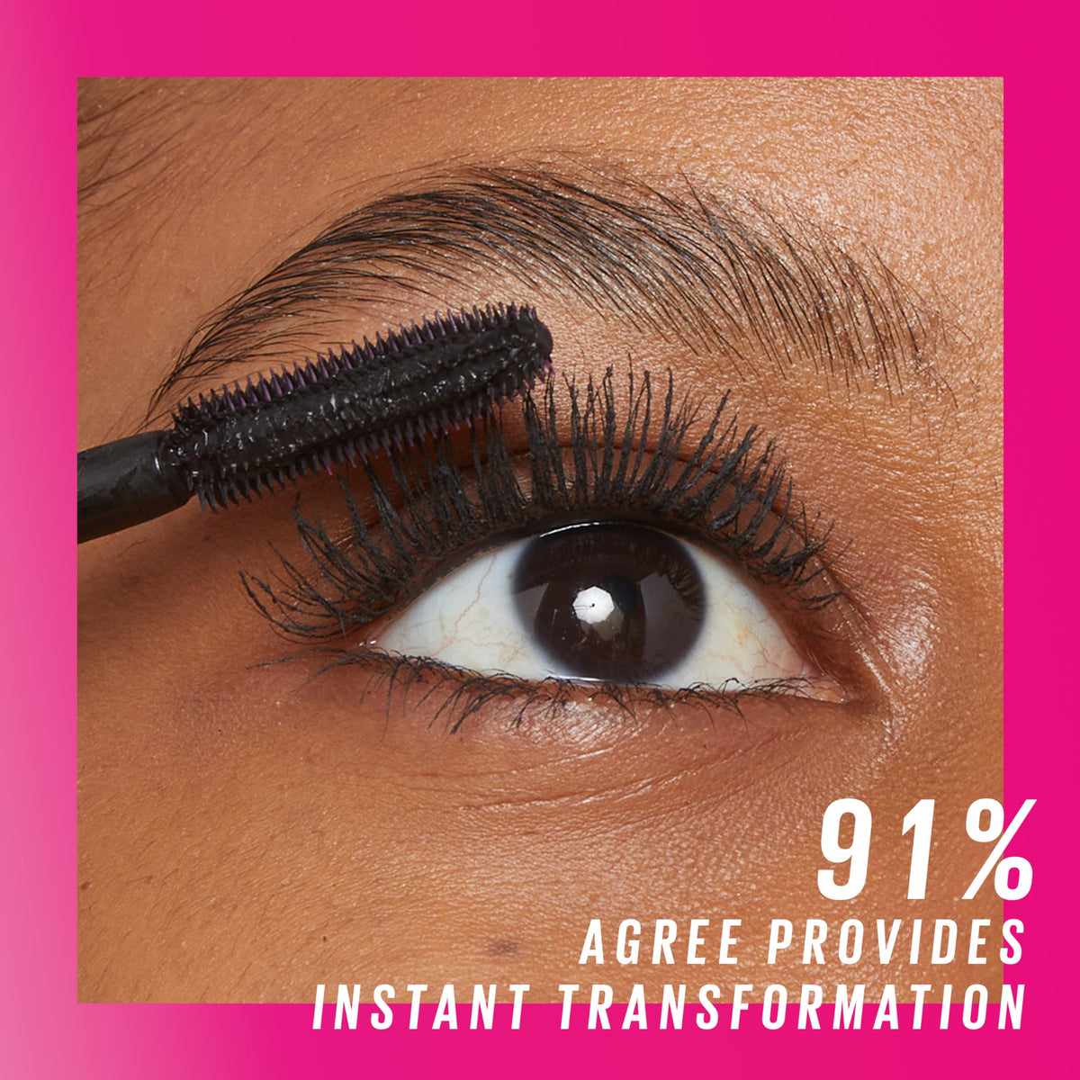 Démaquillage avec l'eau micellaire Garnier et le Mascara MAYBELLINE