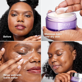 Démaquillage avec le baume Clinique Take The Day Off
