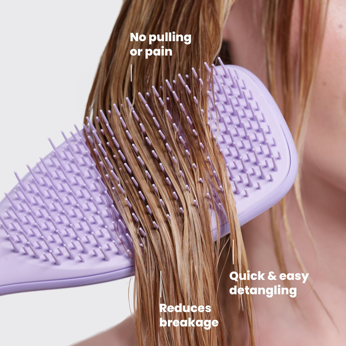 Démêlage des cheveux fins avec TANGLE TEEZER