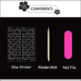 Démonstration d'application de faux ongles CTTHNBD