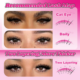Démonstration d'application des cils MilyBest