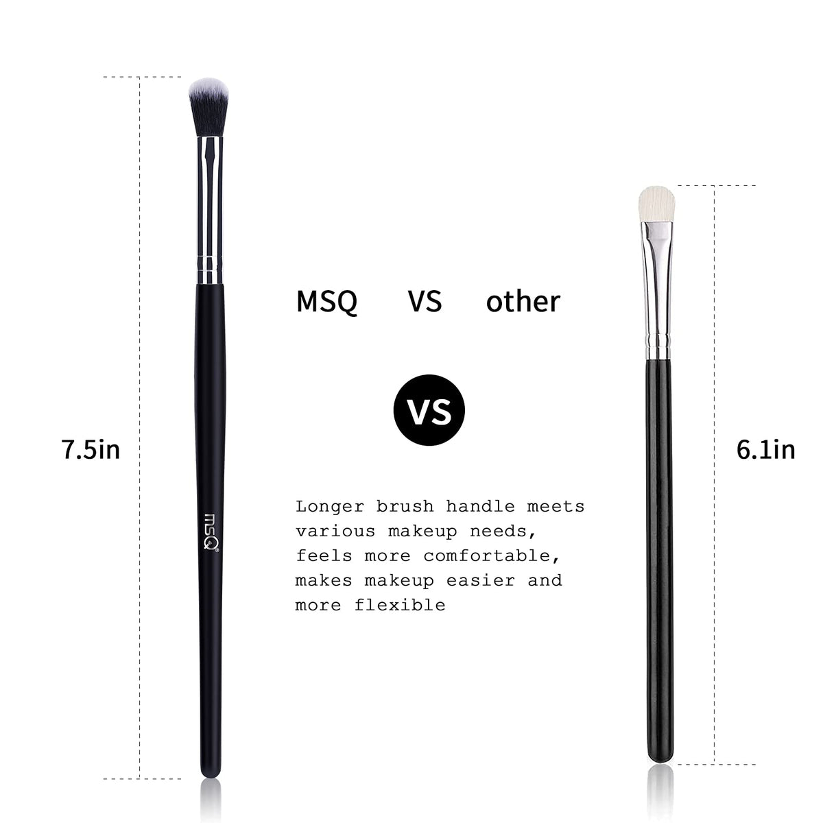 Démonstration d'utilisation des pinceaux de maquillage MSQ sur un modèle