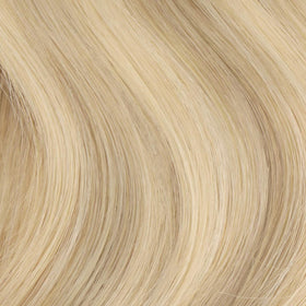 Démonstration de l'application des extensions de cheveux clip-in