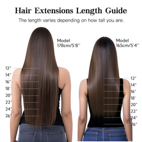 Démonstration de l'application des extensions de cheveux clip-in hotbanana
