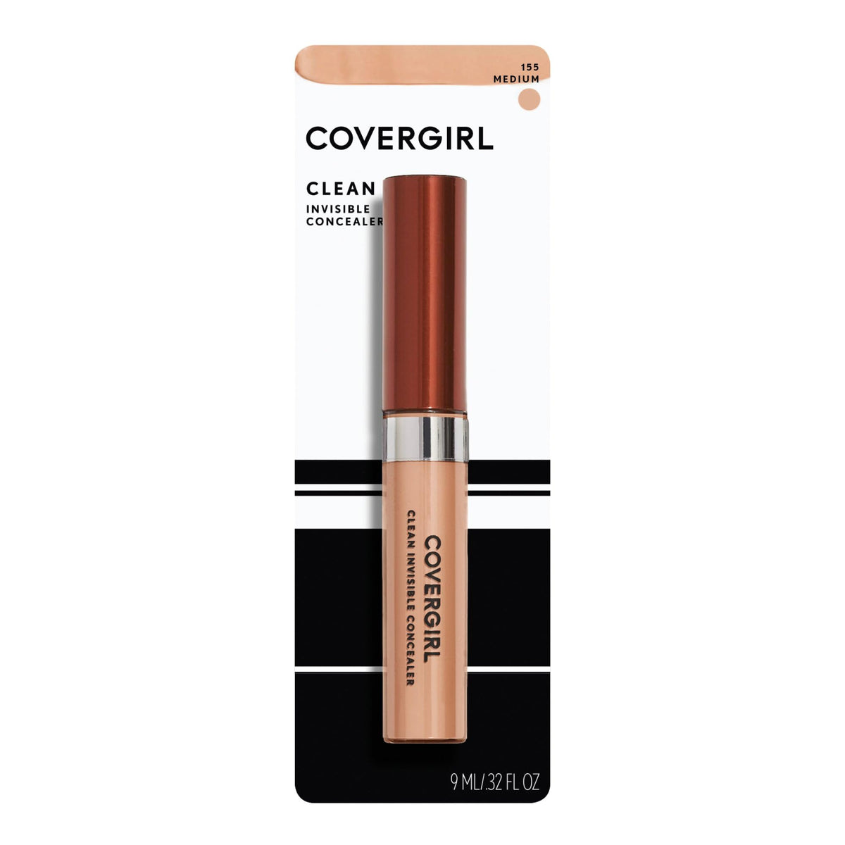 Démonstration de l'application du correcteur COVERGIRL sur la peau