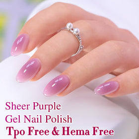 Démonstration de l'application du vernis gel sur des ongles
