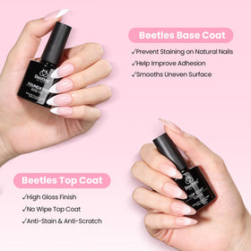 Démonstration de l'utilisation de la colle gel pour nail art avec le kit beetles